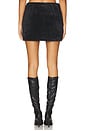 view 4 of 6 Low Rise Mini Skirt in Black