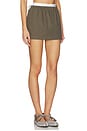 view 2 of 6 Mini Logo Skirt in Army Green