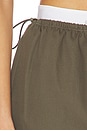 view 6 of 6 Mini Logo Skirt in Army Green