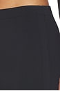 view 6 of 6 JUPE MINI WITH JACQUARD LOGO SLIT in Black