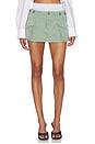 view 2 of 7 FALDA SKIRT in Washed Green Bay
