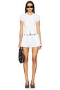 view 4 of 4 Deconstructed Polo Cardigan in White