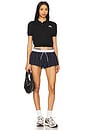 view 4 of 4 Short Sleeve Polo Tee in Black