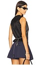 view 4 of 5 Tailored Vest With Chain in Dark Grey Melange