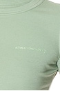 view 5 of 5 Layered Short Sleeve Top in Blaze Green