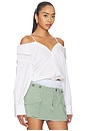view 2 of 4 Pre-styled Off Shoulder Top With Bra Straps in White