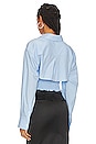 view 3 of 4 TWINSET COM CAMISA E TOP FRANZIDO in Chmbray Blue
