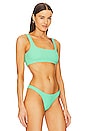 view 2 of 4 Bikini Top with Square Neckline in Mint Julep