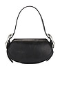 view 1 of 5 Orb Small Flap Bag in Black