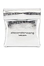 view 1 of 7 Lunch Bag Clutch in Metallic Silver