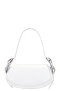 view 1 of 7 Orb Small Flap Bag in White