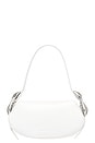 view 2 of 7 Orb Small Flap Bag in White