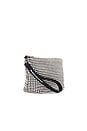 view 3 of 4 Heiress Wristlet Zip Pouch in White