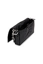 view 4 of 9 Ricco Crushed Slim Flag Bag in Black