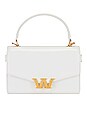 view 1 of 8 W Legacy Mini Satchel in White