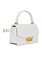 view 3 of 8 W Legacy Mini Satchel in White