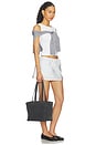 view 7 of 7 BOLSO TOTE PUNCH in Grey Aged