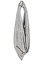 view 3 of 5 Small Scarf Shoulder Bag in Metallic Silver