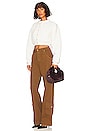 view 7 of 7 Faux Fur Scrunchie Small Bag in Cola