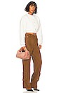 view 7 of 7 SAC FAUX FUR SCRUNCHIE SMALL in Sandstone