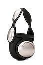 view 3 of 7 Mini Dome Top Handle Bag in Black