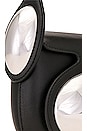 view 6 of 7 Mini Dome Top Handle Bag in Black