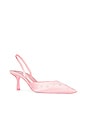 view 2 of 5 Delphine 65 Slingback Mule in Prism Pink