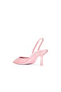 view 3 of 5 Delphine 65 Slingback Mule in Prism Pink