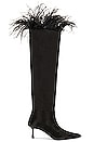 view 1 of 5 Viola 65 Feather Slouch Boot in Black