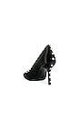 view 3 of 5 Delphine 85 Crystal Stud Pump in Black