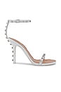 view 1 of 5 Nicki 105 Crystal Stud Sandal in White