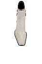 view 4 of 5 BOTTINES AVEC GLISSIÈRE LANE in White