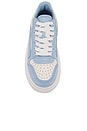 view 4 of 6 Puff Low Top Sneaker in White & Blue