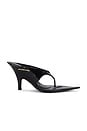 view 1 of 5 Irina 90 Pointy Toe Thong Sandal in Black