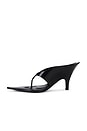 view 5 of 5 Irina 90 Pointy Toe Thong Sandal in Black