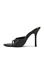 view 5 of 5 Lucienne 105 Thong Mule in Black