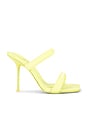 view 1 of 5 Julie Tubular Webbing Sandal in Fluo Yellow
