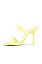 view 5 of 5 Julie Tubular Webbing Sandal in Fluo Yellow