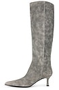 view 5 of 5 Vera Tube Boot in Black & Grey