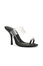view 2 of 6 Bianca 105mm Sandal With Crystal Toe Ring in Black