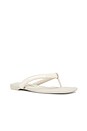 view 2 of 5 SANDALES JENNA TUBULAR FLAT THONG in Vanilla