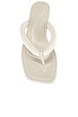 view 4 of 5 SANDALES JENNA TUBULAR FLAT THONG in Vanilla