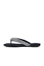 view 5 of 5 SANDALES JENNA TUBULAR FLAT THONG in Black