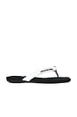 view 1 of 5 Jenna Tubular Flat Thong Sandal in White