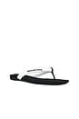view 2 of 5 Jenna Tubular Flat Thong Sandal in White