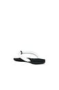 view 3 of 5 Jenna Tubular Flat Thong Sandal in White