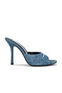 view 1 of 5 Cher 105mm Mule in Vintage Medium Indigo