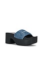 view 2 of 5 Aw Denim Hotfix Platform Slide Indigo in Vintage Medium Indigo