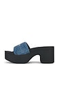view 5 of 5 Aw Denim Hotfix Platform Slide Indigo in Vintage Medium Indigo