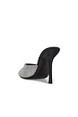 view 4 of 5 Cher 105mm Mule in Black & Silver